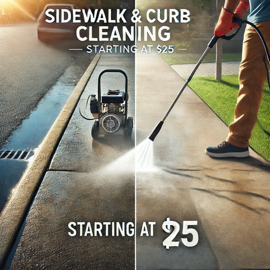 Sidewalk & Curb Cleaning
